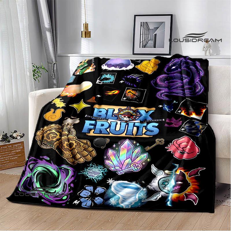Coperta con stampa di frutti B-blox Coperta da picnic Coperte calde Coperta da esterno Coperte per letti domestici Regalo di compleanno
