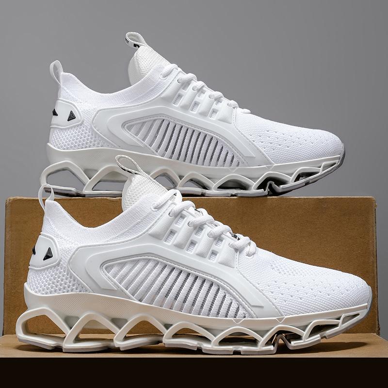 Men's Running Shoes Trainer Race Breathable Sneakers Non-Slip Jogging Cushioning Mesh Outdoor Couple Luxury shoes Off-road Shoes