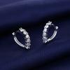 925 Sterling Silver Zirconia Small Hoop Earring For Girls Child Wome Beautiful Aros Huggies Earring Jewelry