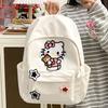 Schoolbagkt Cat School Bag Female Junior High School Student Backpack Large Capacity College Student Campus Backpack Oxford Cloth Backpack