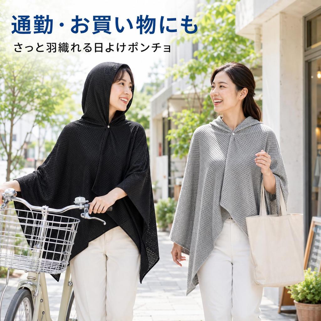 Kühlender Poncho kühlt Hauttemperatur durch großes 140x80cm Kühlhandtuch Kontakt Sonne UV Geeignet für und Alltag Unisex - 15℃ - - Kühlung,