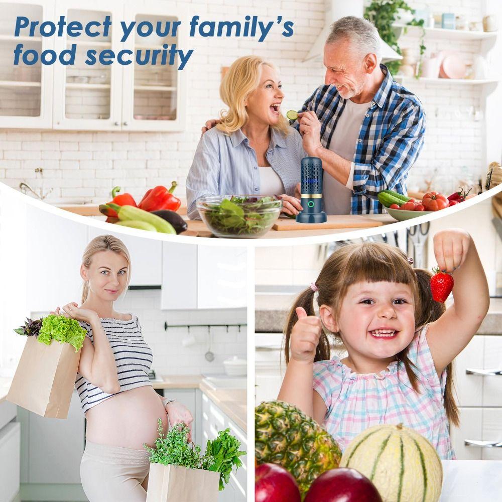 Cordless Vegetable Cleaner Device Multifunctional Fruit Vegetable Washer For Grains