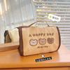 Portable Cute Girl Foldable Bear Portable Portable Portable Wash Bag Storage Bag Large Capacity Travel Makeup Bag Storage Bag