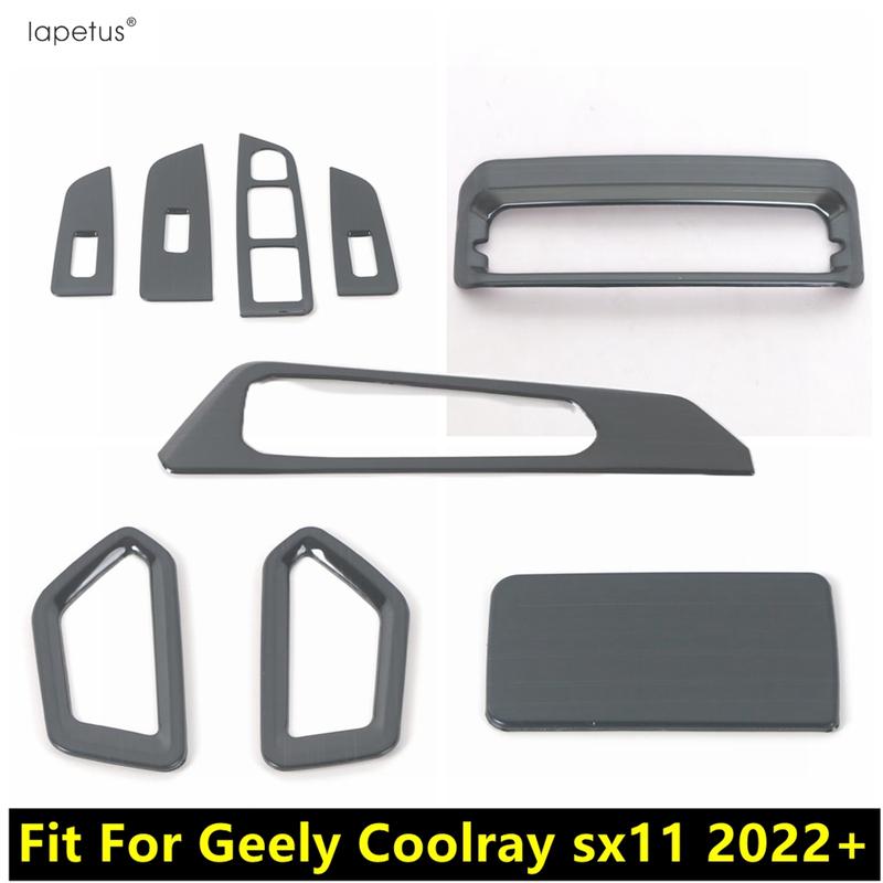 Gear Shift Hand Brake Panel / Glove Box / Window Lift / Rear AC Air Vent Cover Trim Accessories For Geely Coolray sx11