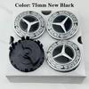 BETI1 for Mercedes Benz C E A B S Class GLE GLA GLB GLC GLS AMG W203 W204 W205 W176 W177 4Pcs 75MM Floating Wheel Center Caps Hubcaps