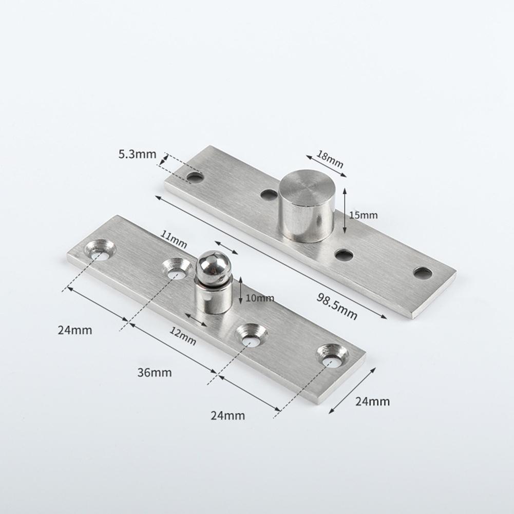 Stainless Steel Rotating Shaft Hinge Upper And Lower Hinge Heavy Duty Positioning Shaft Hinge Wooden Door Hinge Hardware