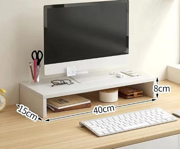 Desktop Computer Taller Stand Office Desktop Shelf Monitor Screen Storage Base Notes белый 3990₽