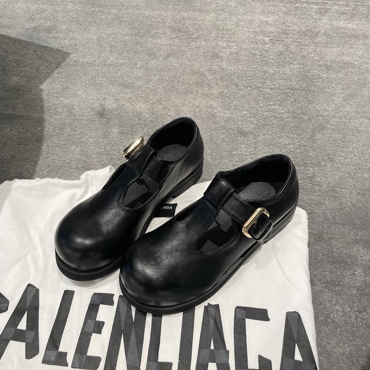 Cowhide version~ leather big head niche platform Mary Jane shoes women's 2025 new retro loafer small leather shoes single shoes