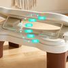 Hollow Out Adjustable Footstool Nonslip Bottom Foot Stool Office Desk Leg Rest  Computer Desk