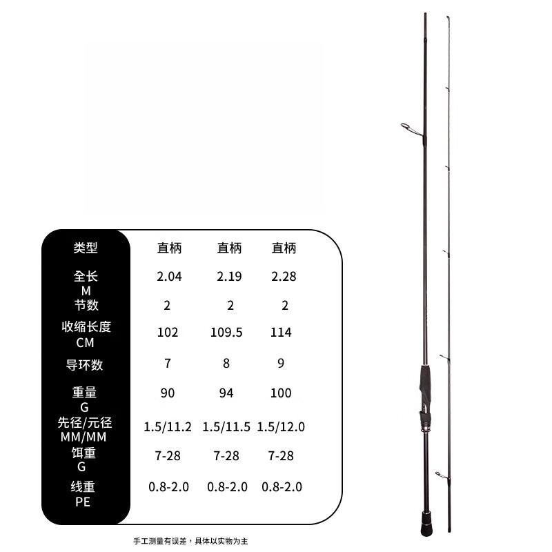 Oeny Carbon Fiber Micro-Lure Spinning Rod