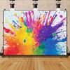 1pc Paint Splash Background Abstract Oil Painting Photography Background Theme Party Photo Background