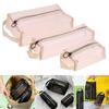 Makeup Brush Travel Case Cosmetic Toiletry Bag Organizer Mesh Kit Pouch