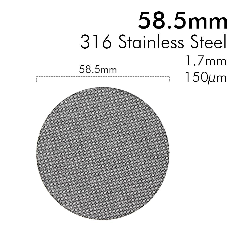 Coffee Filter Screen Stainless Portafilter Puck Screen Reusable Filter Mesh Screen for Espresso Coffee Machine 51/53.5/58.5 MM