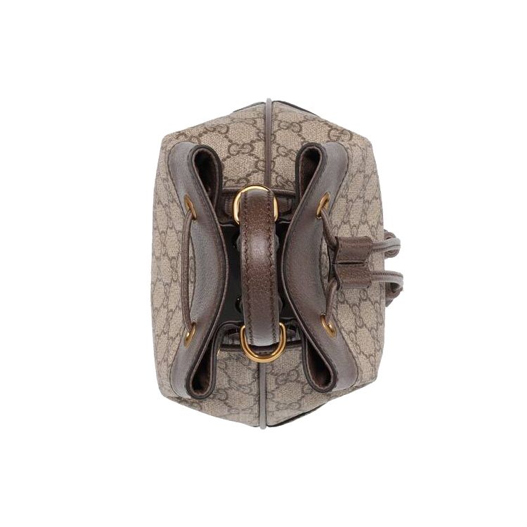 Gucci Borsa Secchiello Piccola Ophidia Beige Borse da Donna Marrone 550621-96I3B-8745