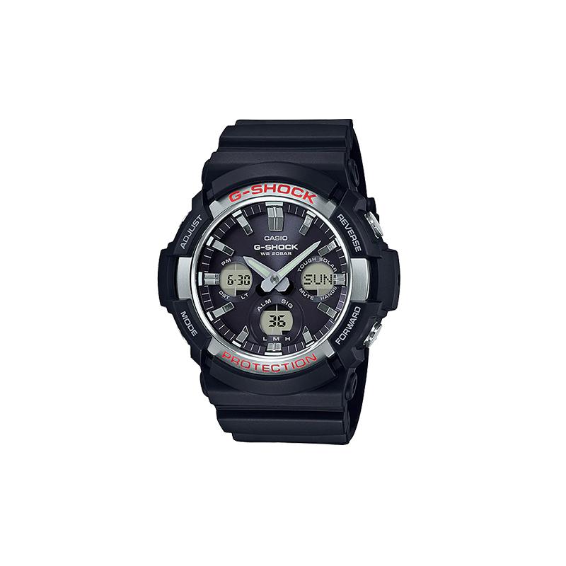

Casio LCD/Pointer Dual Display Series G-SHOCK Series Elegant Casual Versatile Classic Pointer Dual Display 3D Dial Sports Waterproof Quartz GAS-100-1A
