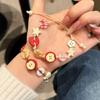 Practical Apples Designs Bracelet Jewelry Accessory for Stylish Girls Craft from Sturdy Resin for Trendy Look Styles