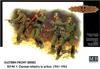 Master Box 1/35 Scale German Wehrmacht Infantry, Eastern Front 1, 1941-1942, 4-Piece Plastic Model Kit, MB35022