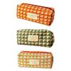 Woven Fabric Pencil Case Large Capacity Pencil Bag Multipurpose Pen Pouches for Students Women School Office Daily Use