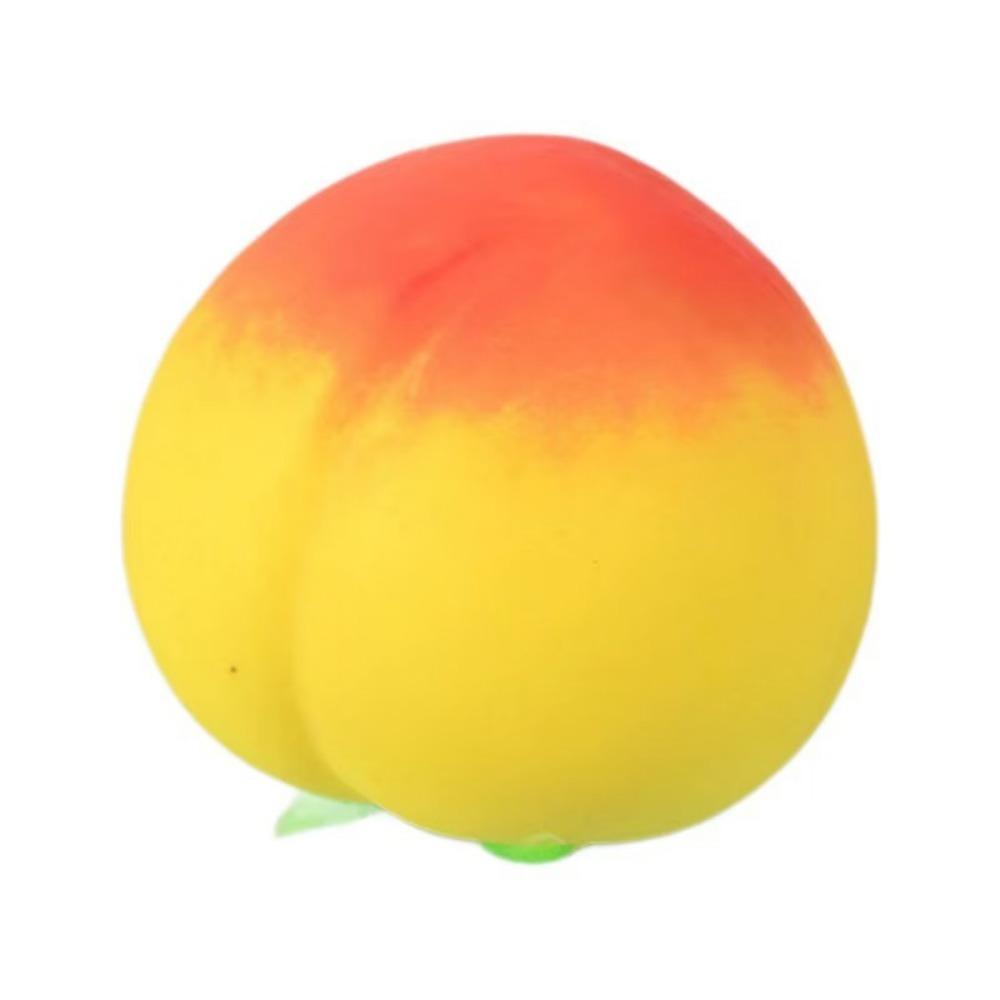 Peach Shaped Fruit-Shaped Squishy Toy Squeezable Anti-Stress Toy Office Workers