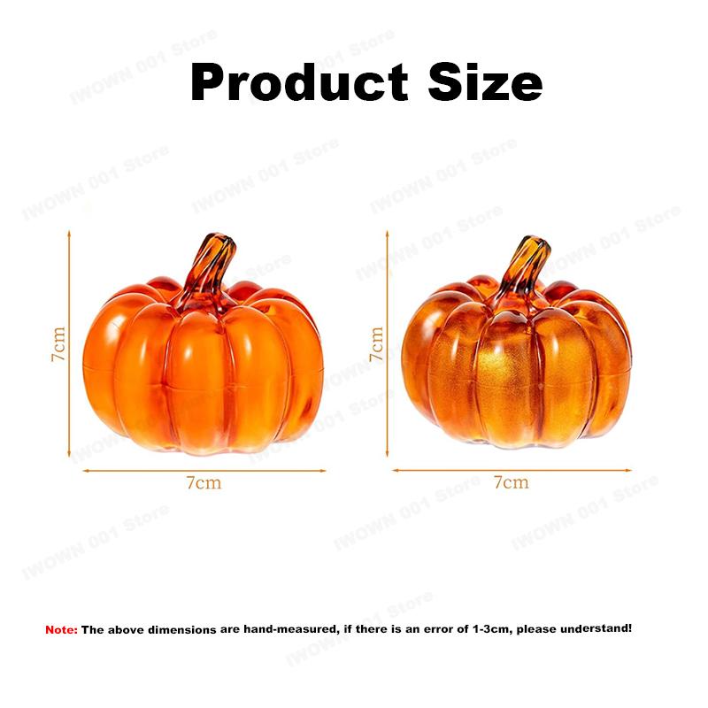 1/2/6/10PCS LED Glowing Pumpkin Halloween Decorations Lantern Costume Props Desktop Ornament for Party Home