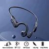 Air Conduction Bluetooth Earphones V5.3 Plug Memory Card Digital Display Waterproof With Mic Hanging Ear Sports Earphones