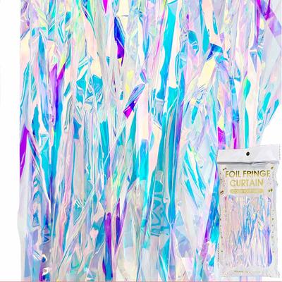 Colorful Laser Rain Curtain With Shining For Birthday Wedding Photo Background Wall Party Decoration Supplies