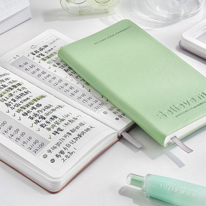 Daily Planner Portable Notebook Student Notepad Daily Weekly Agenda Planner Notebooks Stationery Back To School