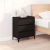 Vidaxl Chest of Drawers, Black, 60X35X70 Cm, Wood-Based Material
