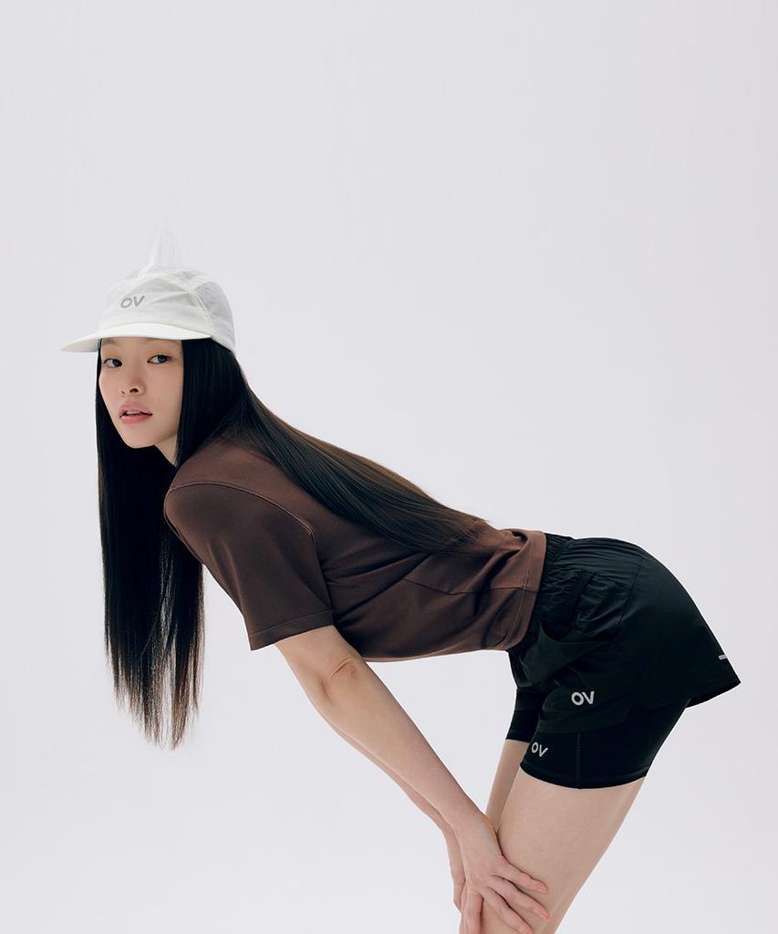 Ausdoeoboiseu Technol-Ov™ Ov Stretch Logo Tee (Brown)