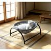 Circular Pet Elevated Bed, Cat Bed Net, Breathable Small Dog and Cat Hanging Basket Bed, Detachable and Washable Cat Bed
