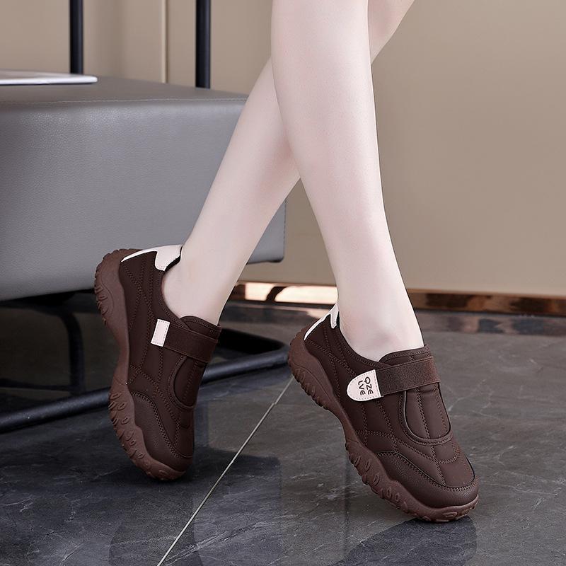 Korean version of Internet celebrity students autumn and winter outdoor recreational sports shoes comfortable flat non-slip training running travel