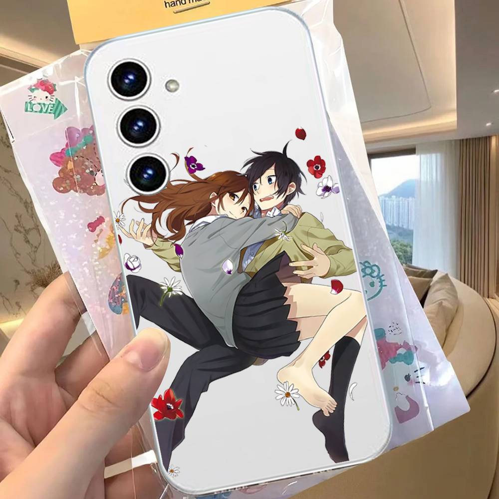 Cute Anime Horimiya For Samsung Galaxy A52 A12 A51 S21 Edge S22ULTRA S23 S20LITE Plus Ultra Transparent Cover