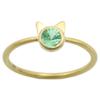 Marie-Helene de Taillac 22KYG 0.21ct Peridot Little Cat Ring ring Yellow GoldUsed