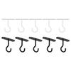 10Pcs Adjustable Balcony Flower Basket Hook Stylish Iron Planter Hook for Balcony Gardening Hang Pots and Accessories