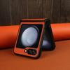 Hand Crafted Genuine Leather Case For Samsung Galaxy Z flip Phone Cover Galaxy Z Flip 3 flip4  Back Shell Coque Capa
