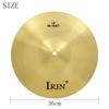 IRIN Brass Cymbal 8''10''12'' Inch Gold Gong Jazz Drum Durable Brass Splash Crash Kide Hi-Hat Cymbals Percussion Accessory