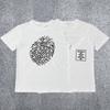 Pop Ad Shortsleeved Wysd Talk Sun Roll Fun Printed American High Street Skateboard Cotton Roundneck Tshirt