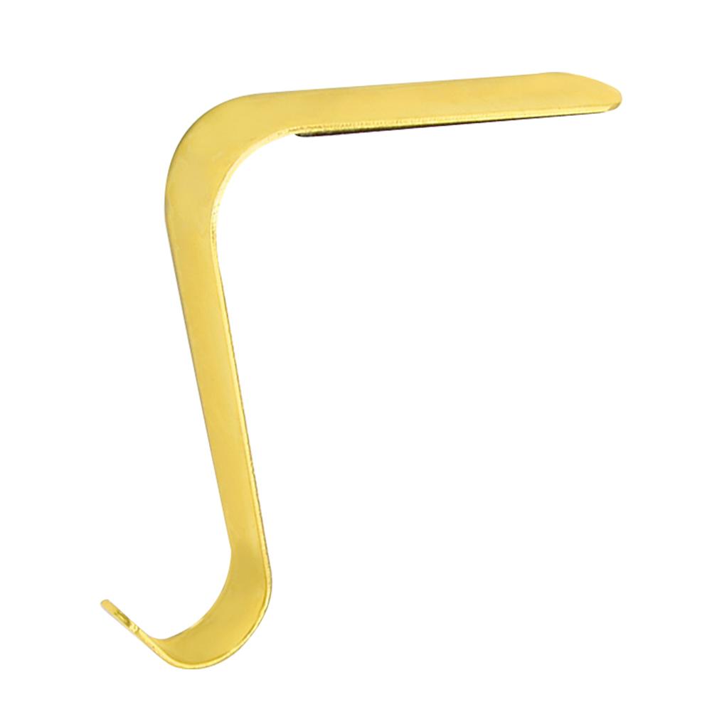 Christmas Fireplace Stocking Hanger Metal Stocking Pendant Hooks Multi-Use Socks Holders Ornament for New Year Decorations