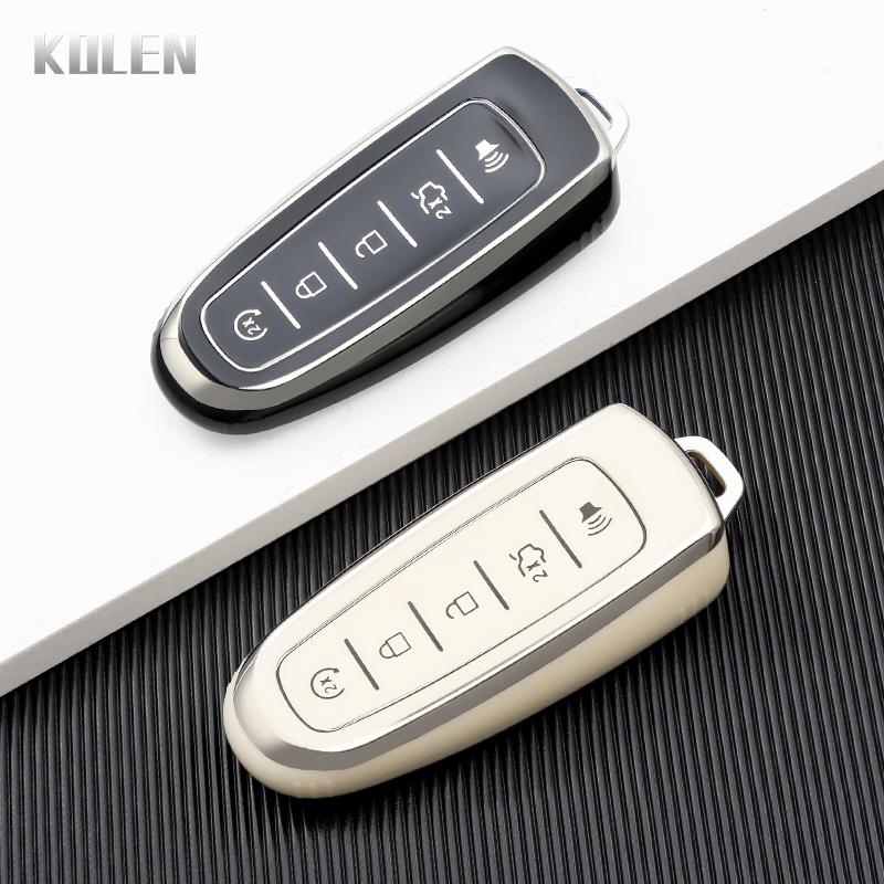 Tpu Car Key Case Cover For Ford Edge Escape Expedition Explorer Focus Taurus Flex C-Max For Lincoln Mks Mkt Mkx Mkz Navigator