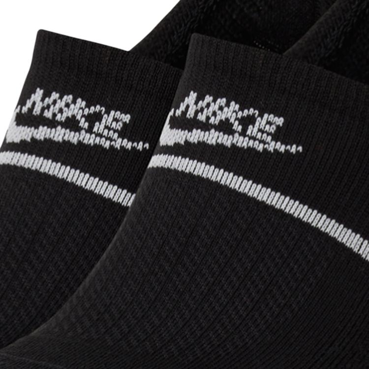 Nike Ankle Socks Men's 2 Pack Black CU0692-010