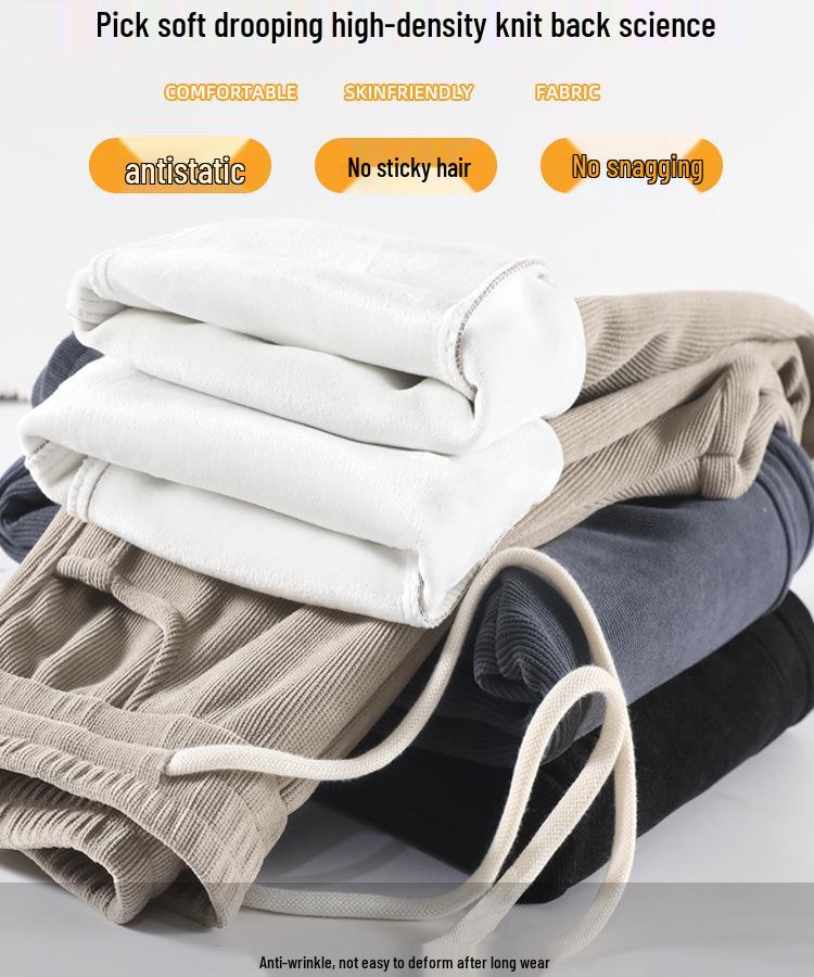 Dámské fleecem podšité tepláky s úzkou a širokou nohavicí pro jaro/podzim 2025