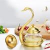 Spice Jar for Salt Sugar Pepper Powder with Spoon Glass Storage Seasoning Bottle