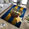 Football Club Emblem Office Rug Chair Mat, Game Carpet, Suitable for Front Door, Bedroom, Living Room, Desk, Holiday Gift