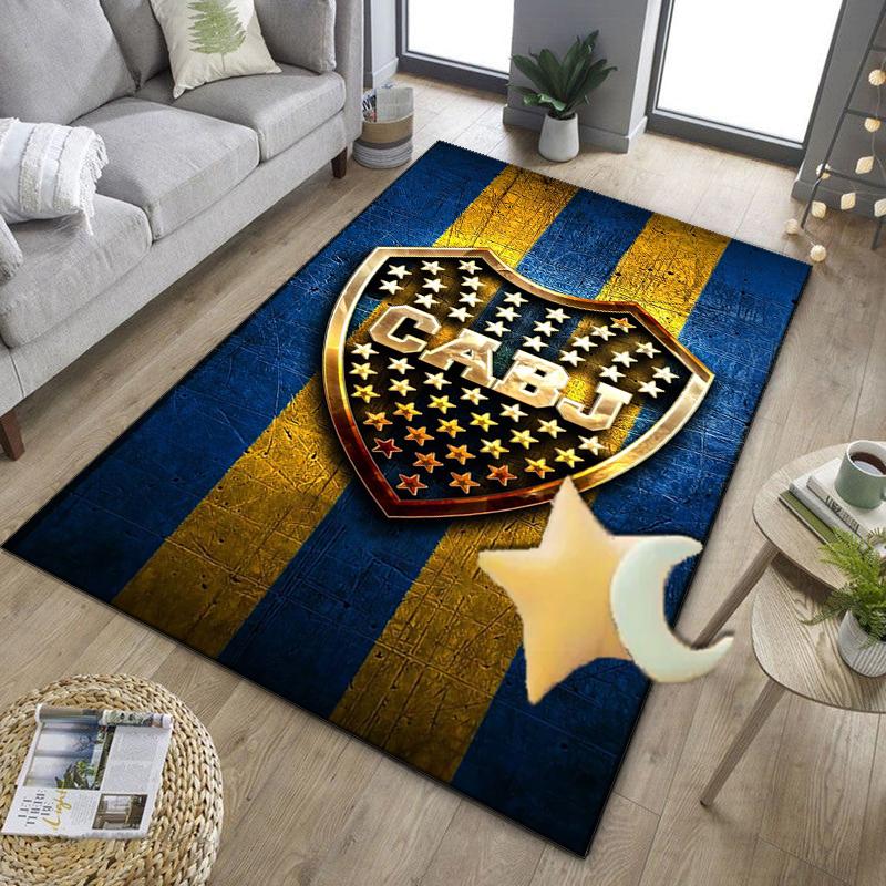 Football Club Emblem Office Rug Chair Mat, Game Carpet, Suitable for Front Door, Bedroom, Living Room, Desk, Holiday Gift