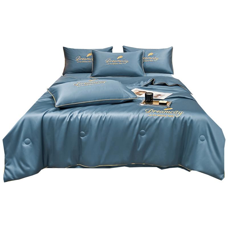 Cool Blanket Smooth Air-Conditioned Comforter Lightweight Summer Quilt Double-Sided Cool Fabric Throw Blanket