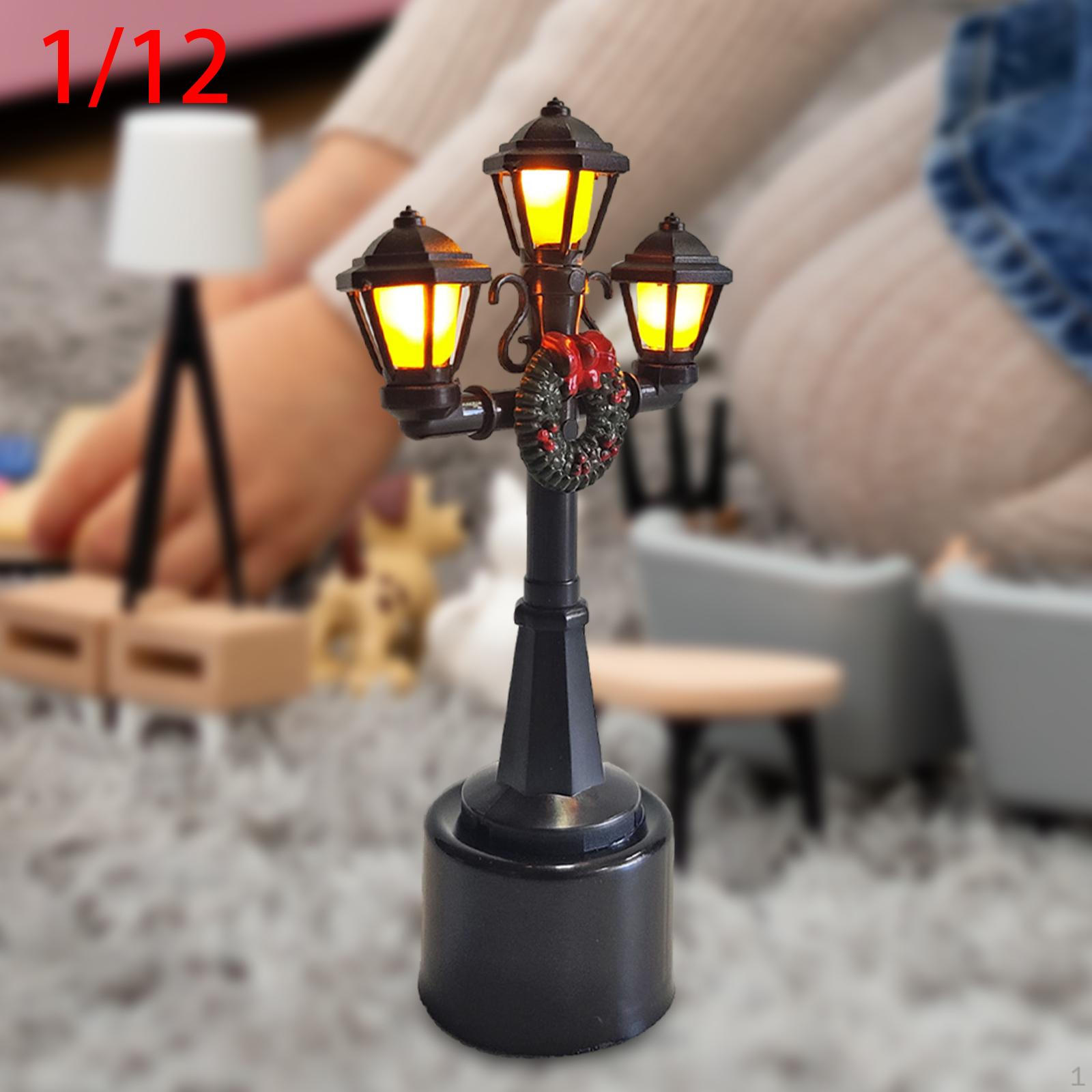 1/12 Мини-уличные столбы Модель освещения Аксессуары Орнамент — фото 7