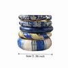 Tropfendes Öl Emaille Armreif Blume Breiter Armreif Retro Geometrisch Cloisonné Armreif Damen