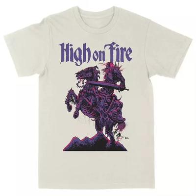 T-shirt bianca della band High on Fire Unisex Tee Tutte le taglie dalla S alla 5XL 2F68