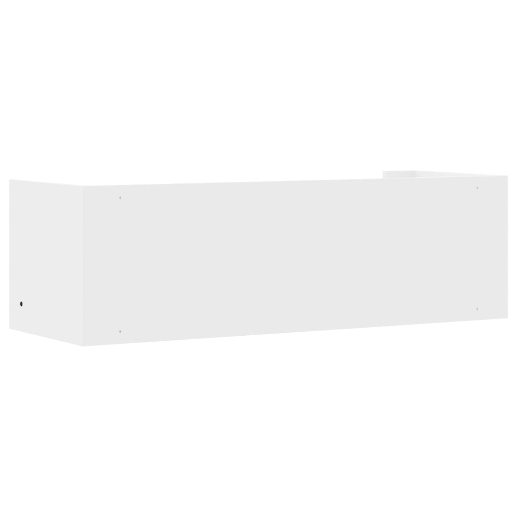 Wall Shelf White 100 x 35 x 30.5 cm Particleboard