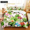 Tropical Green Plant Bedding Set Duvet Cover Set 3d Bedding Digital Printing Queen Size Bedding Set Fashion Design